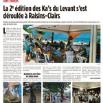 La 2ème Edition des Ka's du Levant dans la Presse !