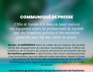 Notre engagement auprès des Professionnels du tourisme